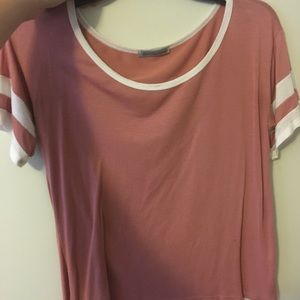 charlotte russe pink shirt
